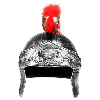 Retro Viduramžių Skrybėlę Samurajus Šarvai Karalius Romėnų Bžūp Plastiko Raudona Kuoduotasis Kariai galvos Apdangalai Helovinas Karalių Šalmas, Cosplay Kostiumas
