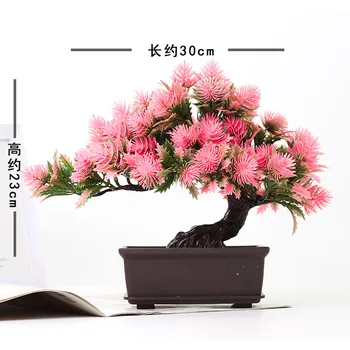 Dirbtiniai Augalai Pušies Bonsai Nedidelis Medis Vazoniniams Augalams Netikrą Vazoninių Gėlių Ornamentais Namų Apdailos Viešbučio Sodas Dekoras
