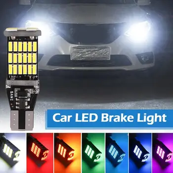 T15 4014 45SMD Automobilio LED Stabdžių Žibintai Iššifruota Aukštos apšviesta Žibintai Atbulinės Posūkio Signalo Automobilių Atsarginės Rezervo Žibintai Lemputės