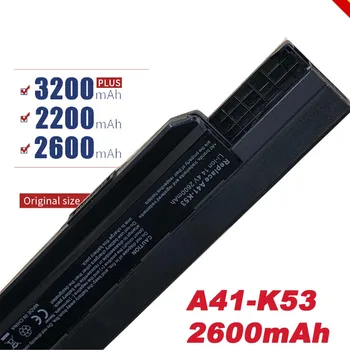 14,4 V 4cell Nešiojamas Baterija ASUS A43 A53 K43 K53 X43 X44 X53S X54 X84 A32-K53 A42-K53 A43EI241SV-SL-A41-K53