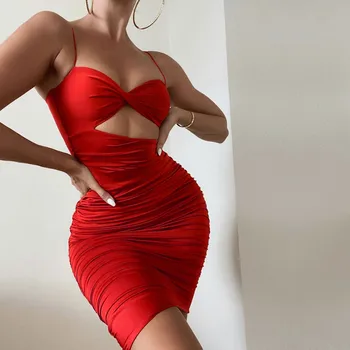 2021 Naujo stiliaus suknelė elastinga petnešėlėmis, dviejų nešioti maišelį klubo sijonas apynasrio sexy hot girl Europos ir Amerikos moteriški drabužiai