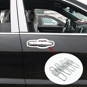 ABS Plastiko Jeep Grand Cherokee 2014-2017 Reikmenys, Automobilių Durų gynėjas rankena Dubenėlį, Padengti Apdailos Automobilių Stilius 8pcs