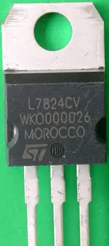 Nemokamas Pristatymas.Kiekvienos serijos tranzistorius ST 220 paketo L7824CV L7824 7824