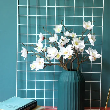 Namų Dekoravimo, Modeliavimo Orchidėja Dirbtinis Magnolija Šilko Gėlės, Vestuvių Dekoravimas Bonsai Augalų Netikrą Gėlių