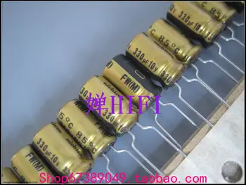 2020 karšto pardavimo 20PCS/50PCS Nichicon originalus Japonų FW aukso apvalkalo elektrolitinius kondensatorius 10v330uf 6x11 10 nemokamas pristatymas