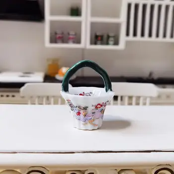 Lengvas Geras Miniatiūriniai Duonos Krepšelio Modelį, Nešiojamų Miniatiūriniai Krepšelį dilimui for Fun