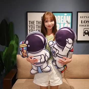 Kawaii Kūrybos Erdvės Astronautas Pagalvę Astronautas Pagalvėlė Pliušinis Žaislas Raketų Lėlės Mergina Miega Draugei Gimtadienio Helovinas