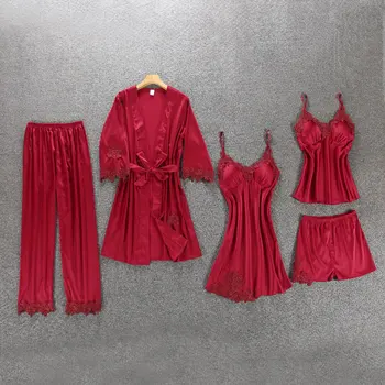 Naujas Moterų Atlasas Sleepwear Mados Nightgowns Imitacija Ledo Šilko Sleepwear Suknelės Naktį Suknelė Moterų Seksualus moteriškas apatinis Trikotažas, naktiniai Marškiniai