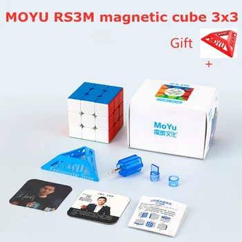 RS3M Magnetinio kubas 3x3x3 Magic Cube MoYu kubo RS3M 